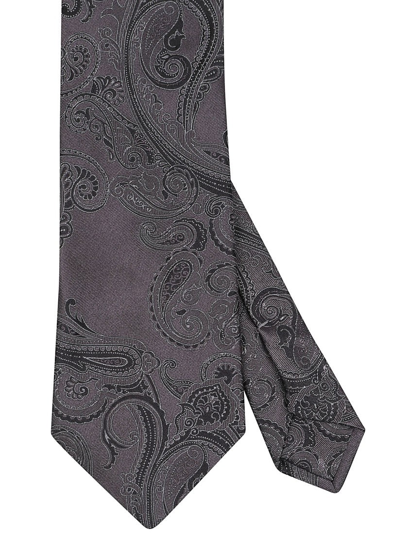 Etro Paisley Pattern Silk Tie