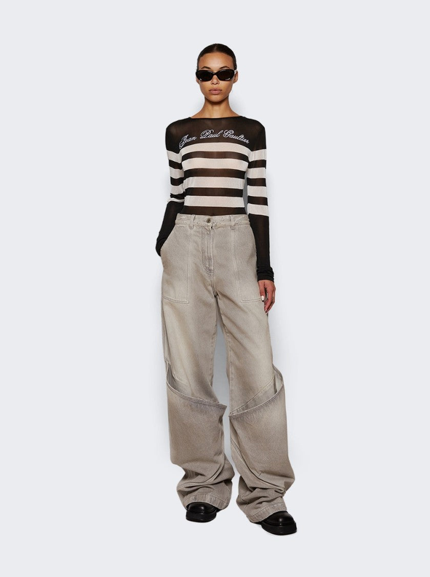 The Attico Baggy Long Pants Vintage Grey