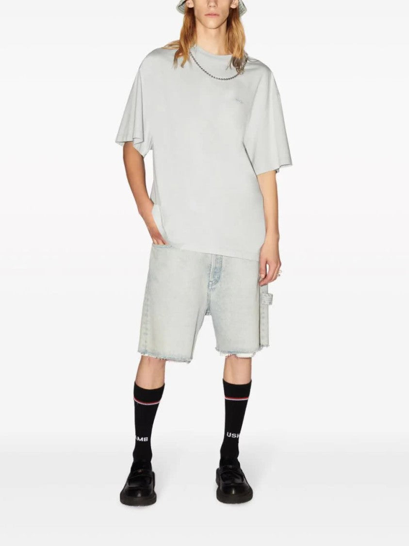 Ambush Blue Ballchain Detail Organic Cotton T-Shirt