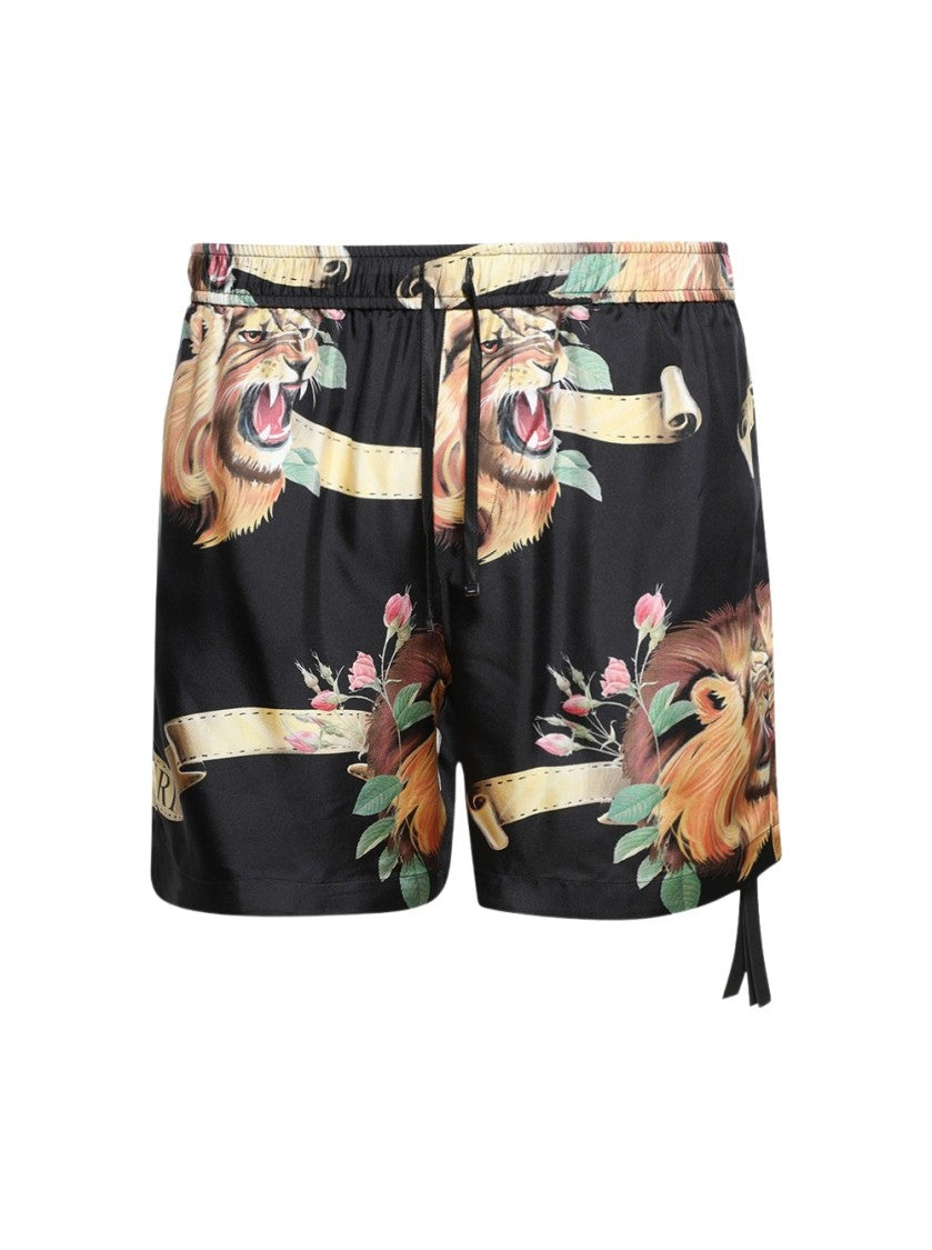 Amiri Relaxed Fit Silklion Short
