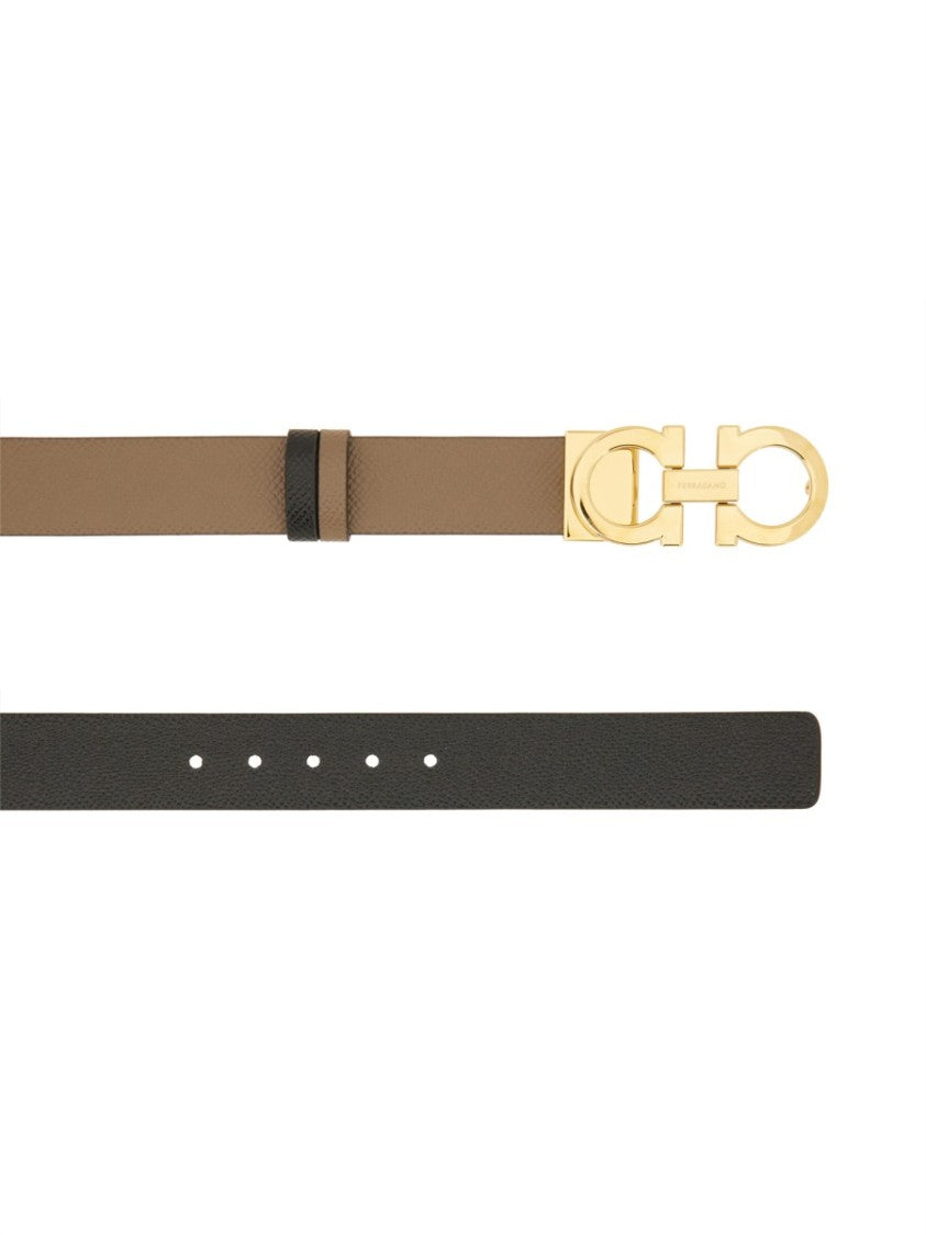 Ferragamo Reversible "Hooks" Belt