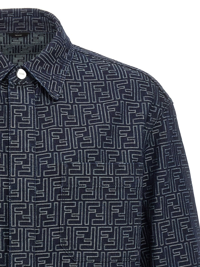 Fendi Denim Ff Overshirt