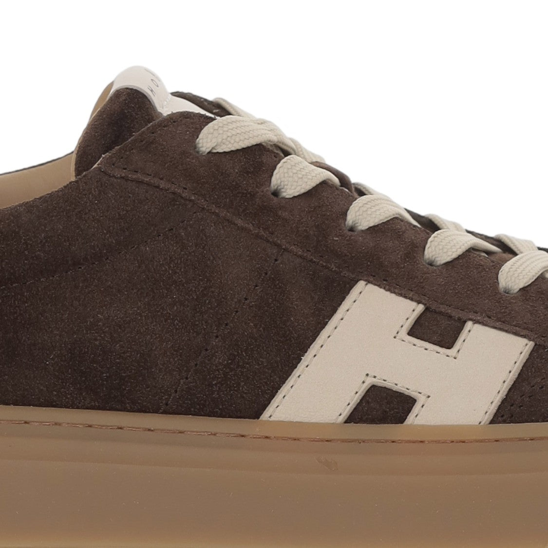 Hogan Low-Top Suede Sneakers With Logo Detail And Chunky Sole