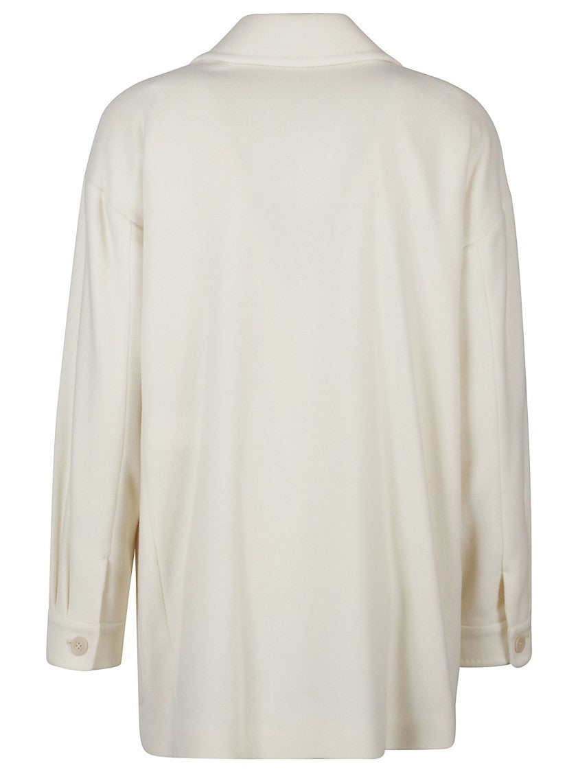 Max Mara Eligio Cream Alpaca Blend Jacket