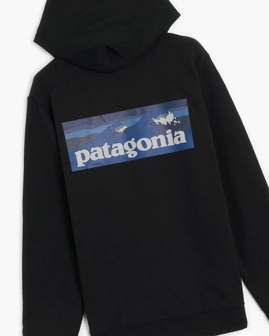 Patagonia Classic Pullover Hoodie With Graphic Logo Detail
