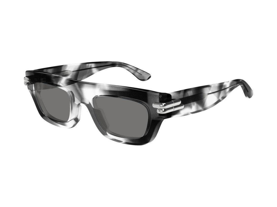 Bottega Veneta Bv1321s Marbled Oversized Square Sunglasses