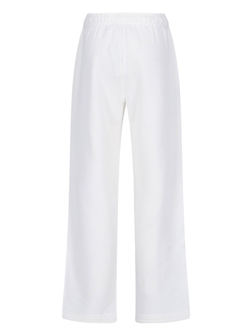 Polo Ralph Lauren White Cotton Logo Track Pants