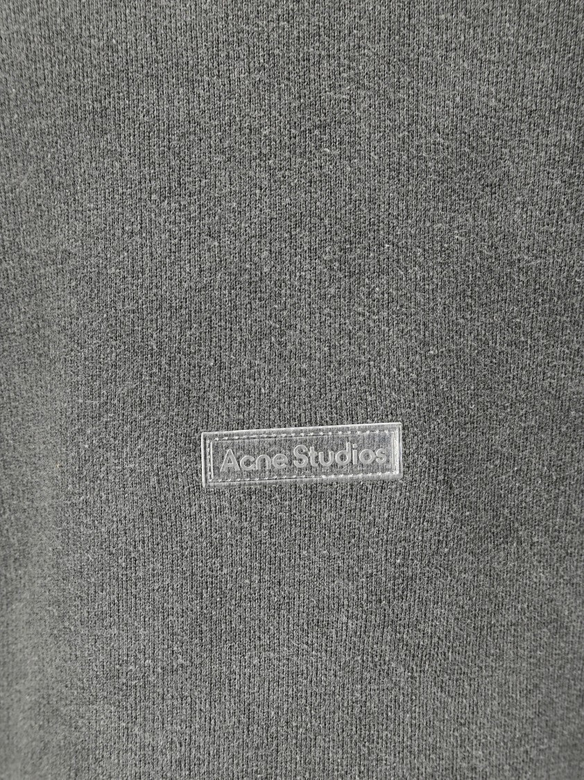 Acne Studios Cropped Gray Sweatshirt