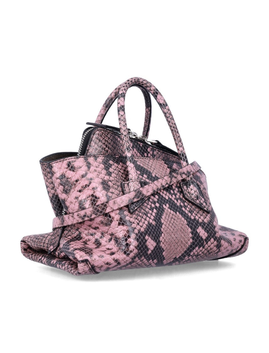 The Attico La Passeggiata Textured Mini Handbag