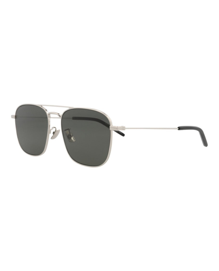 Saint Laurent Aviator-Frame Metal Sunglasses