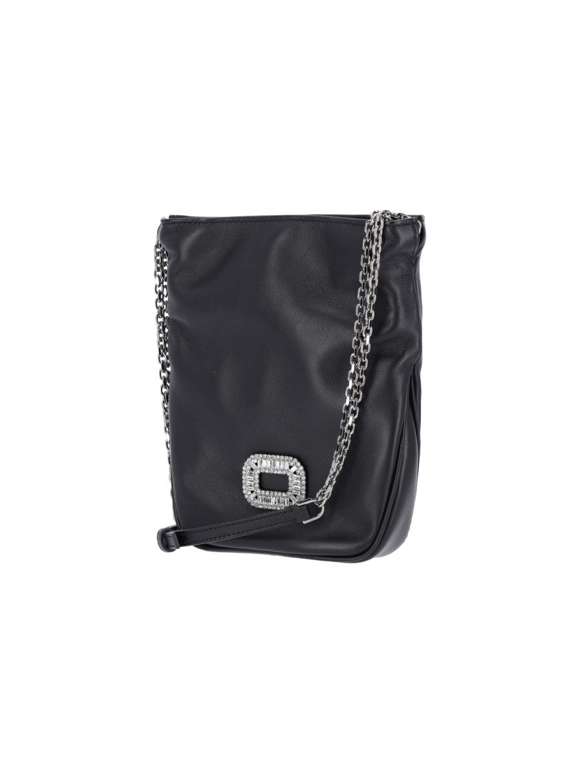 Roger Vivier Mini Rectangular Lambskin Bag