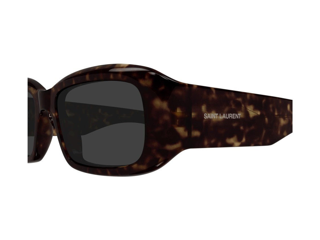 Saint Laurent Sl 809 Bold Tortoiseshell Oversized Square Sunglasses