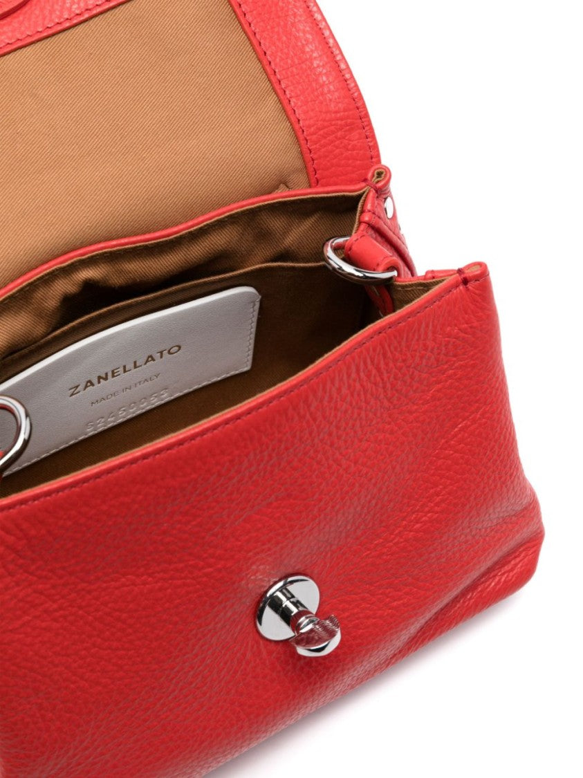 Zanellato Red Leather Shoulder Bag