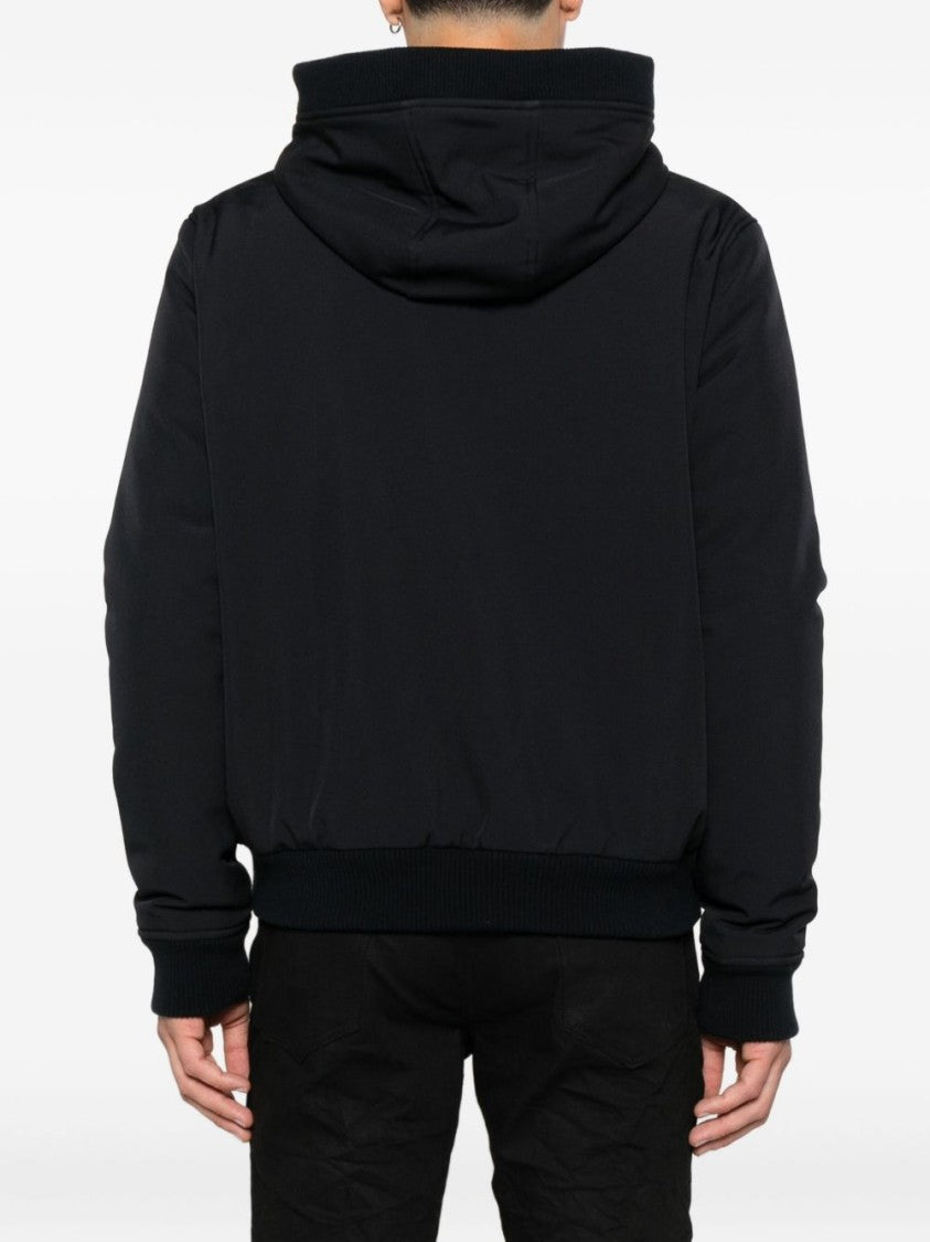 John Richmond Black Jacket With Hood
