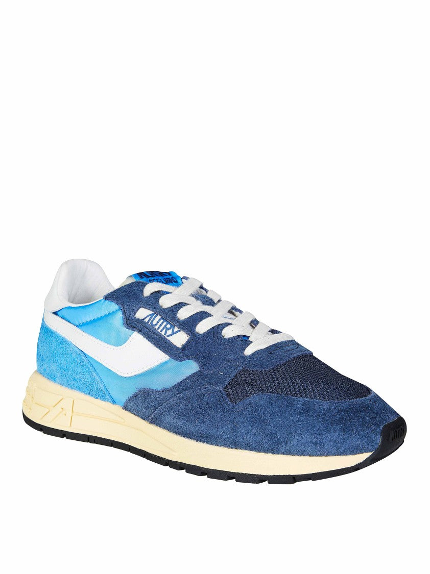 Autry Blue Reelwind Low Side Stripe Sneakers