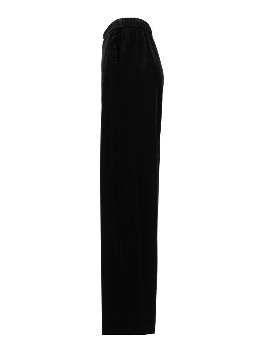 Emporio Armani Subtle Gathered Wide-Leg Pants