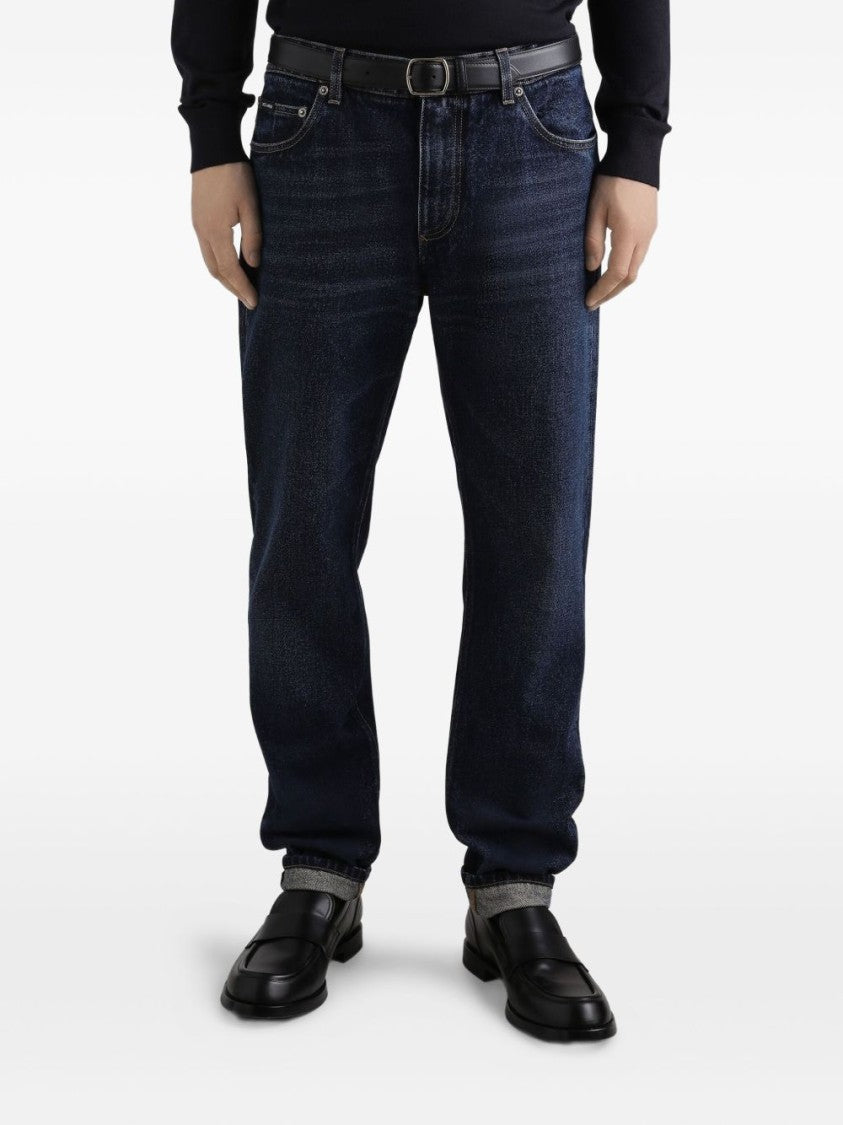 Dolce & Gabbana Relaxed Fit Denim Trousers