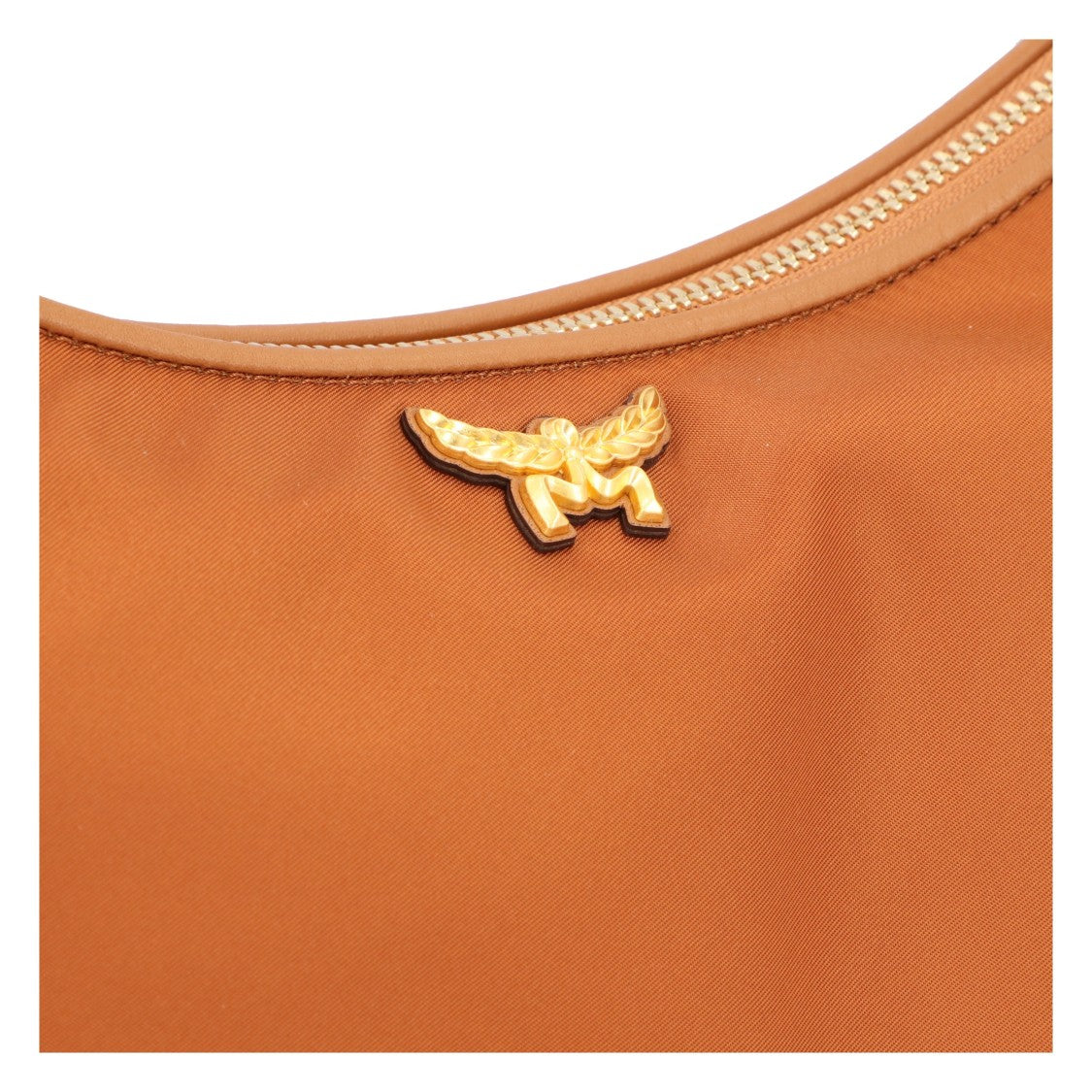 Mcm Aren Hobo Bag In Recycled Nylon And Monogram Print Leather