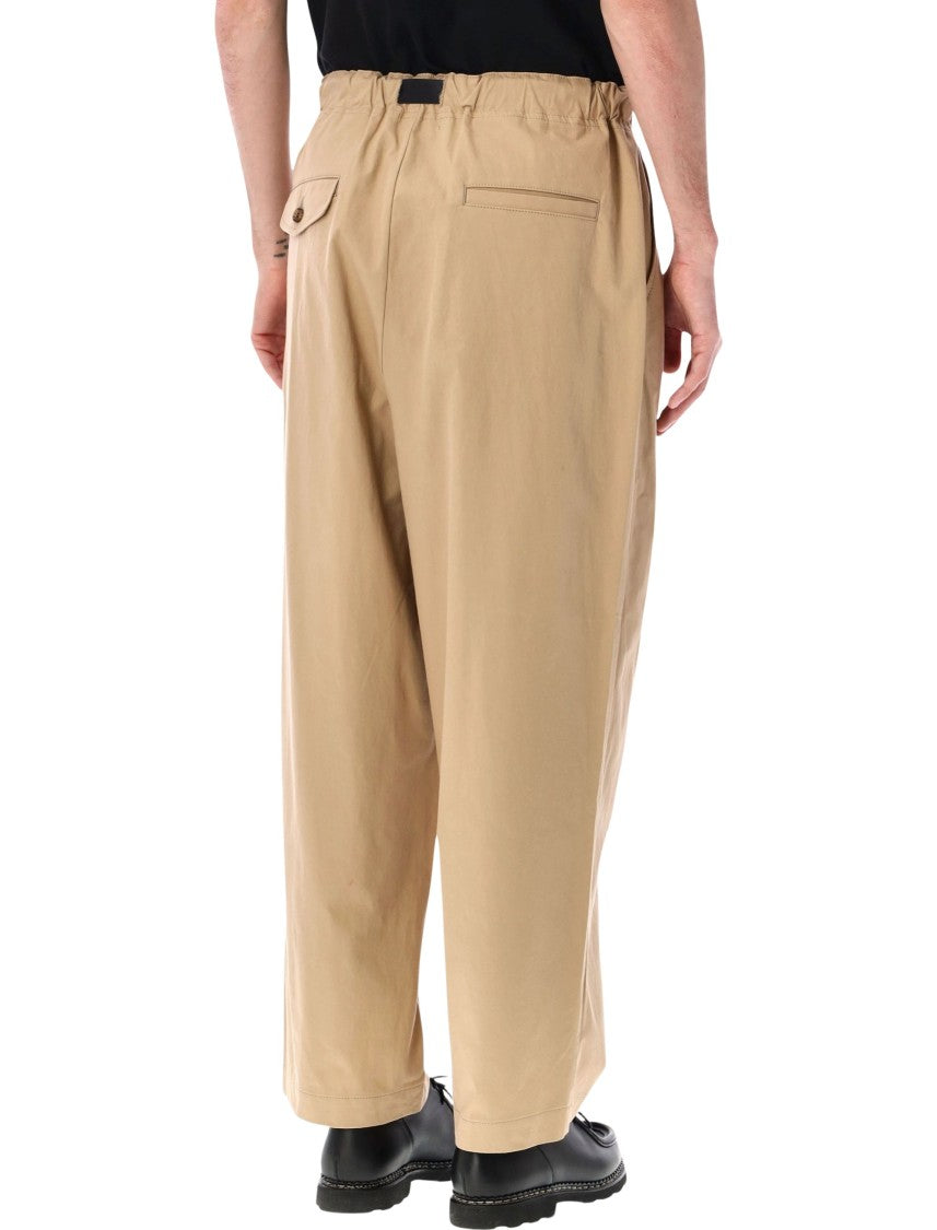 Comme Des Garçons Wide Leg Utility Cotton Trousers