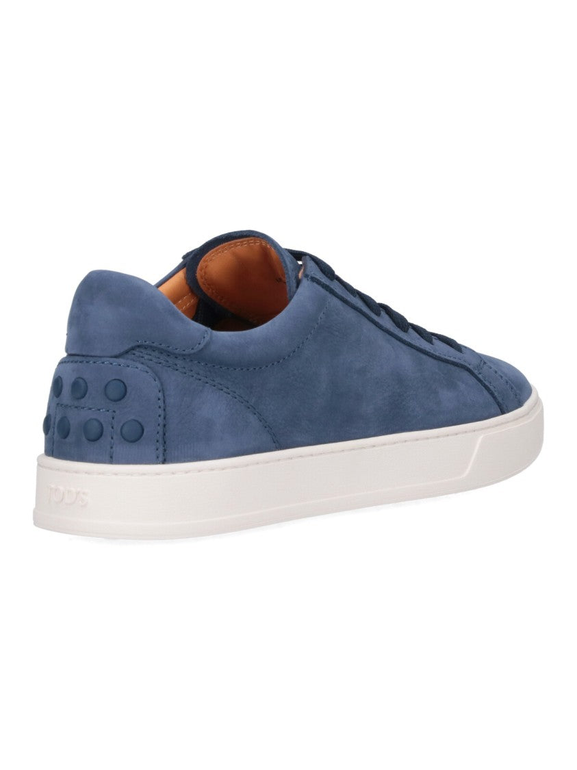 Tod's Blue Sneakers With Padded Collar