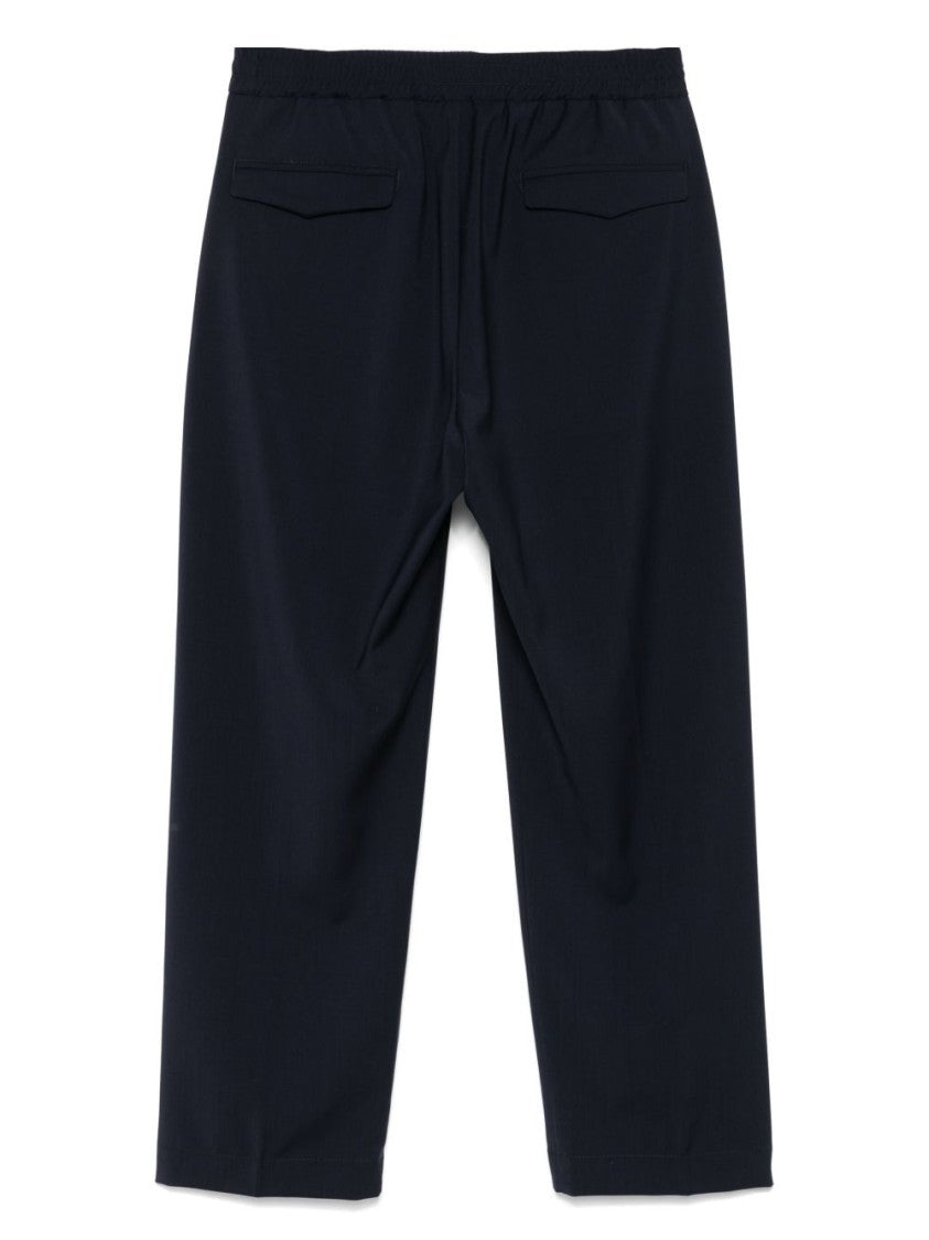 Barena Relaxed-Fit Black Trousers