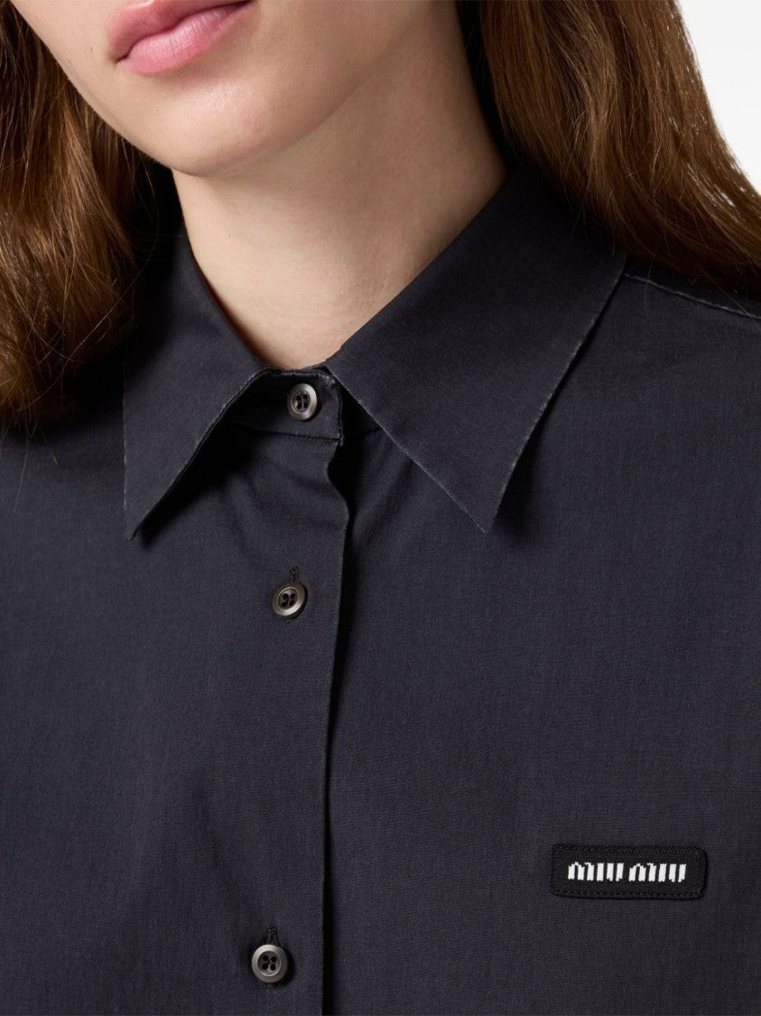 Miu Miu Classic Patch Button-Down Shirt