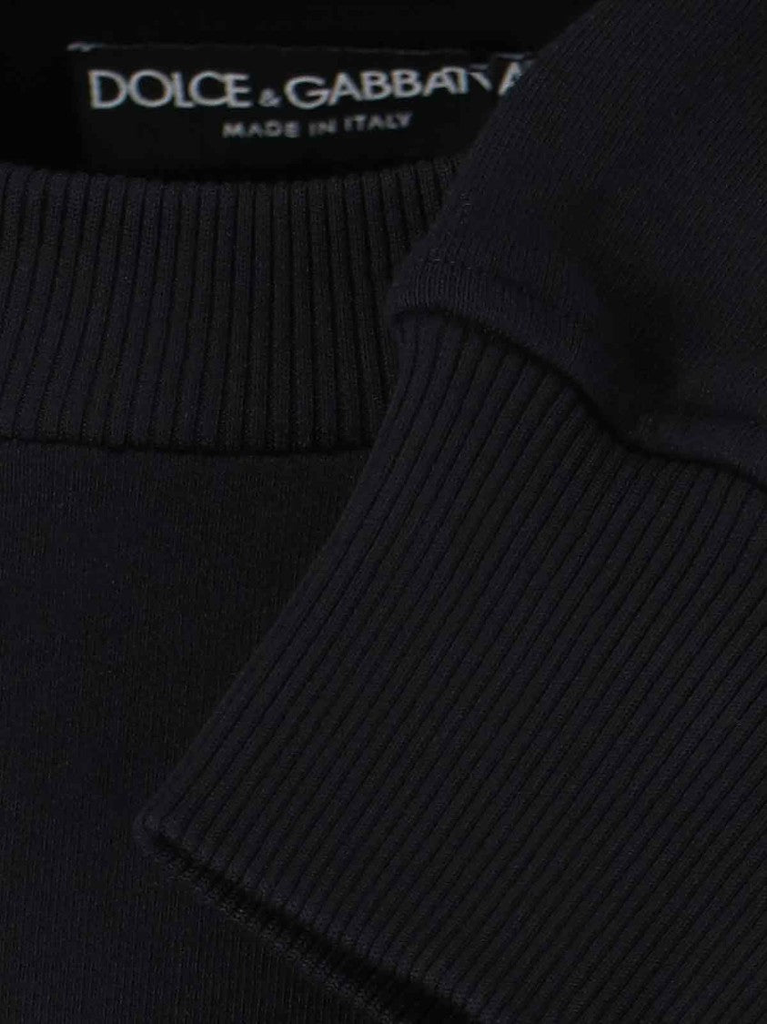 Dolce & Gabbana Logo Crewneck Sweatshirt – Black