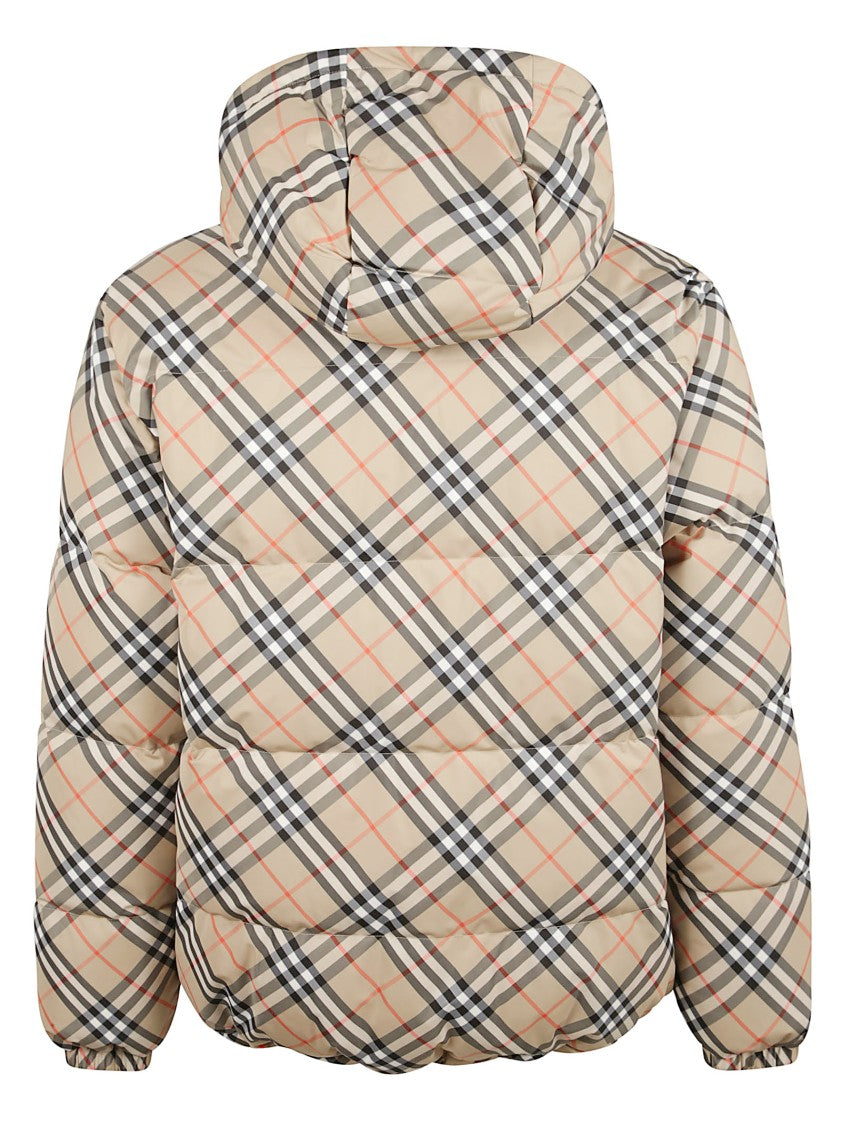 Burberry Quilted Puffer Jacket With Adjustable Drawstring