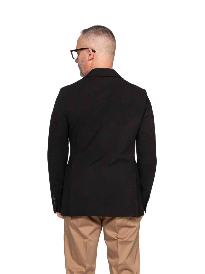 Circolo 1901 Black Notch Lapel Tailored Blazer