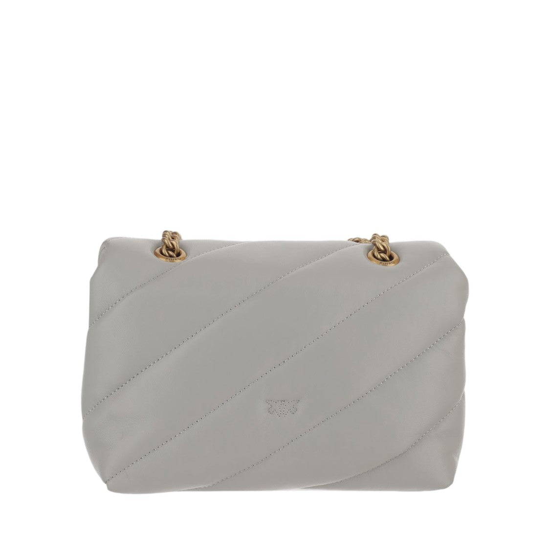 Pinko Quilted Leather Bag With Bird Clasp