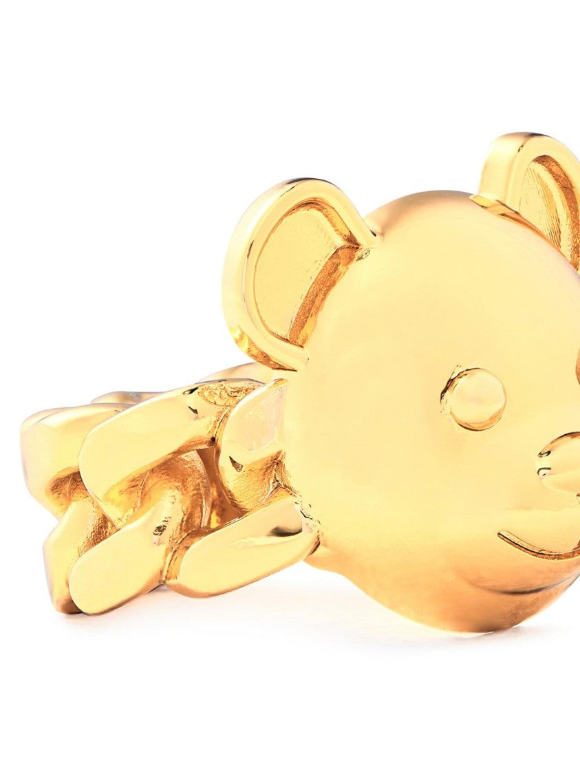Moschino Teddy Bear Chain Ring
