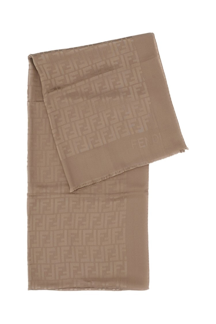 Fendi Wide Rectangular Silk Stole
