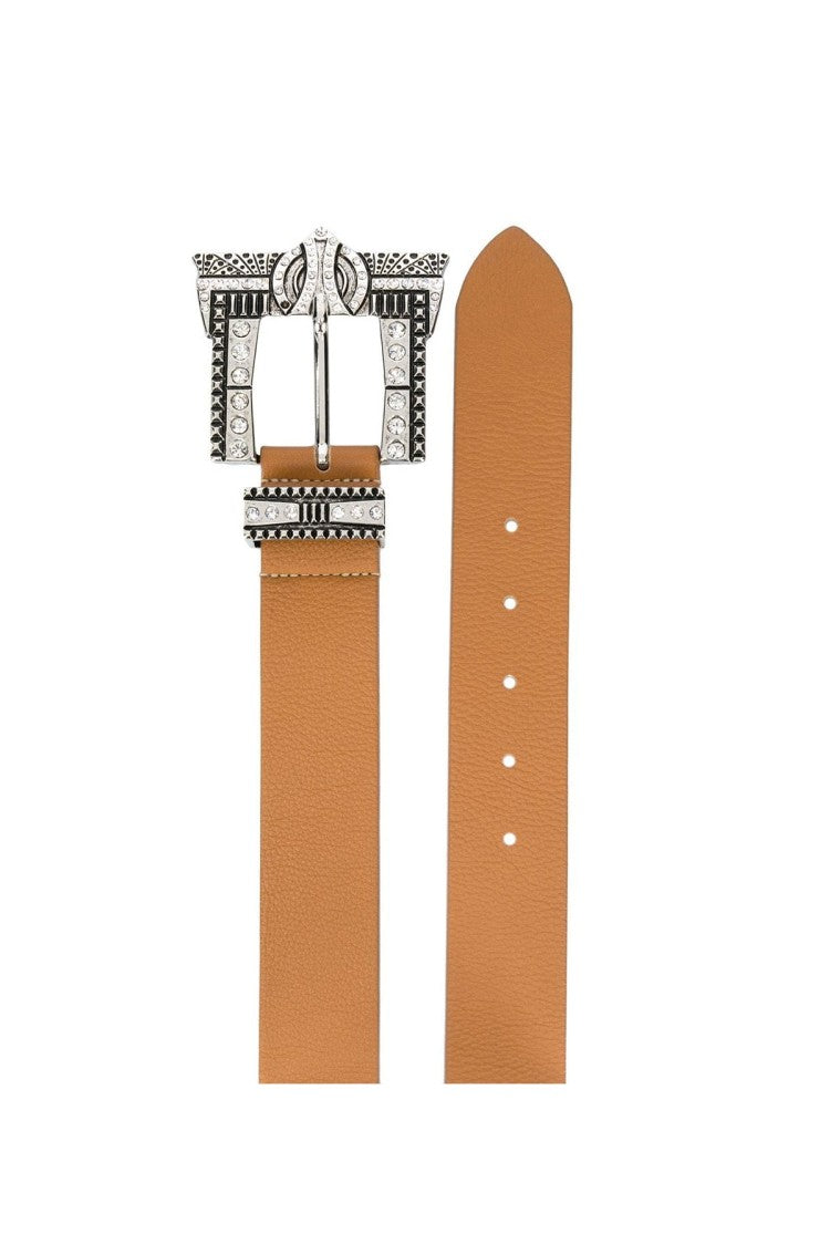 B Low The Belt Warm Tan Leather Belt