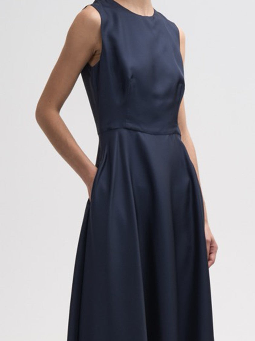 Co.Go Black Silk Maxi Dress