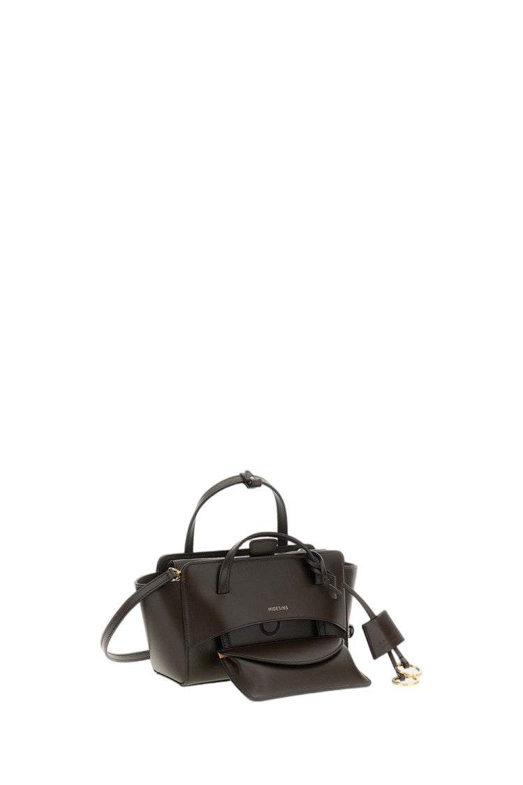 Hidesins Brown Leather Flap S Crossbody Bag