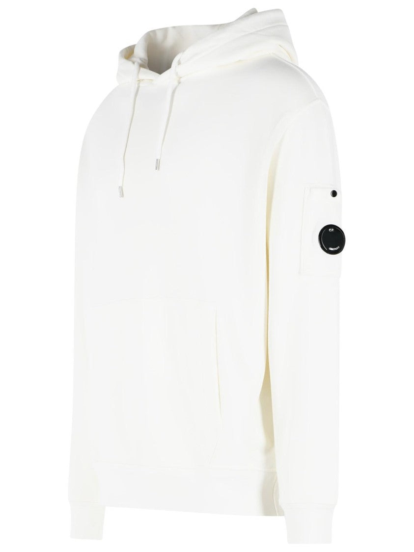 C.P. Company White Cotton Sweatshirt