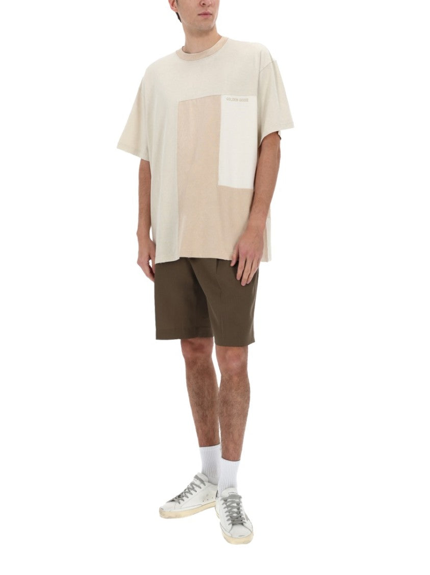 Golden Goose Golden Goose Pleated Tailored Denim Shorts