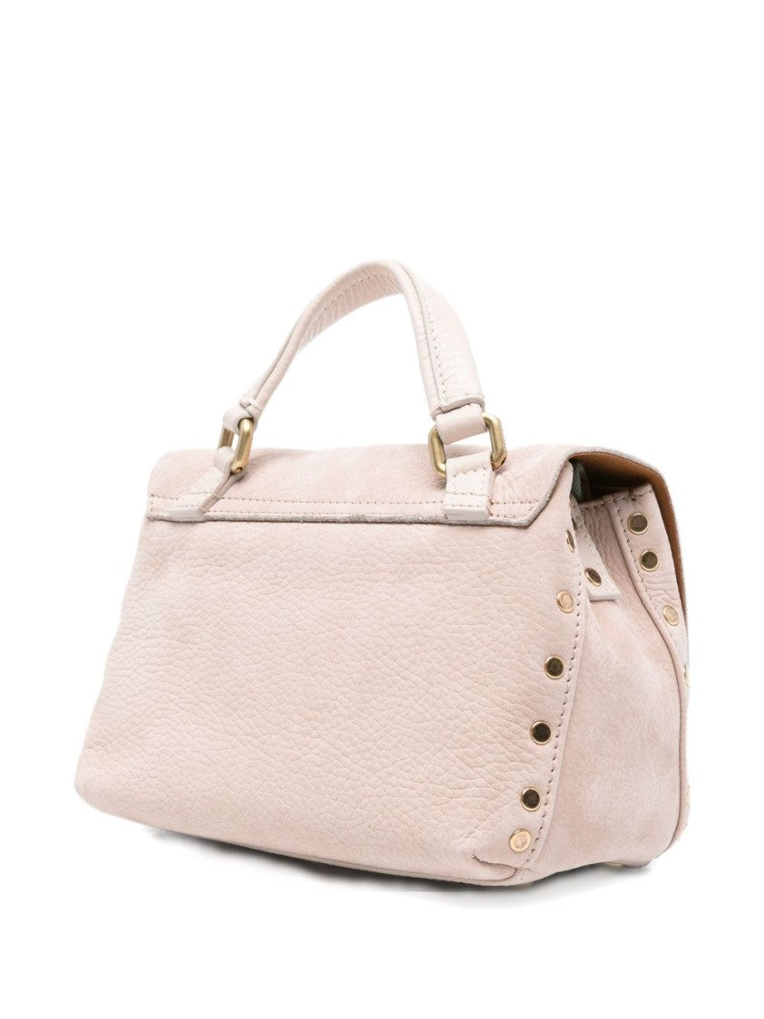 Zanellato Structured Calfskin Handbag With Gold-Tone Accents