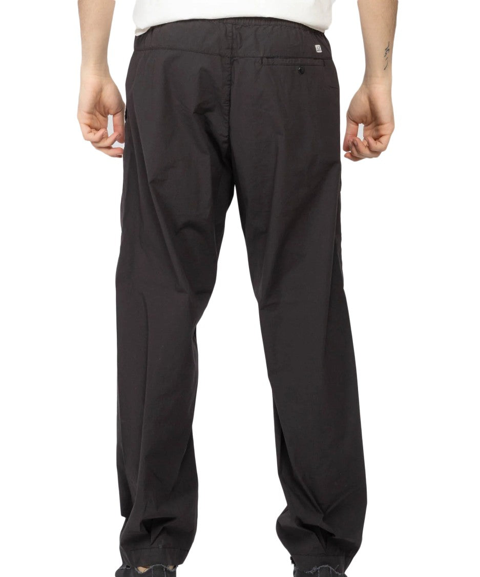 C.P. Company Straight Pants With Cargo Pockets And Smooth Finish