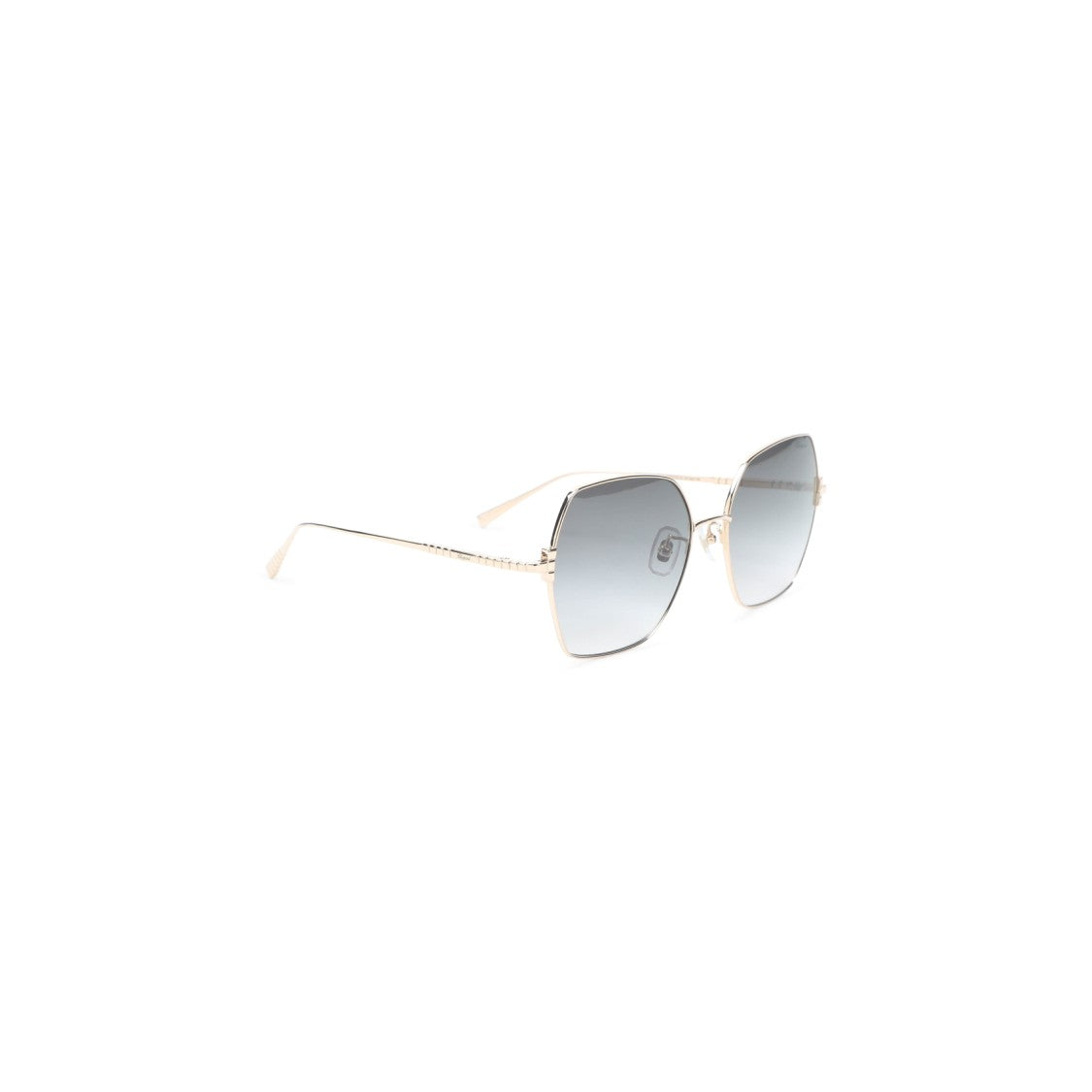 Chopard Chic Hexagonal Sunglasses With Metallic Finish