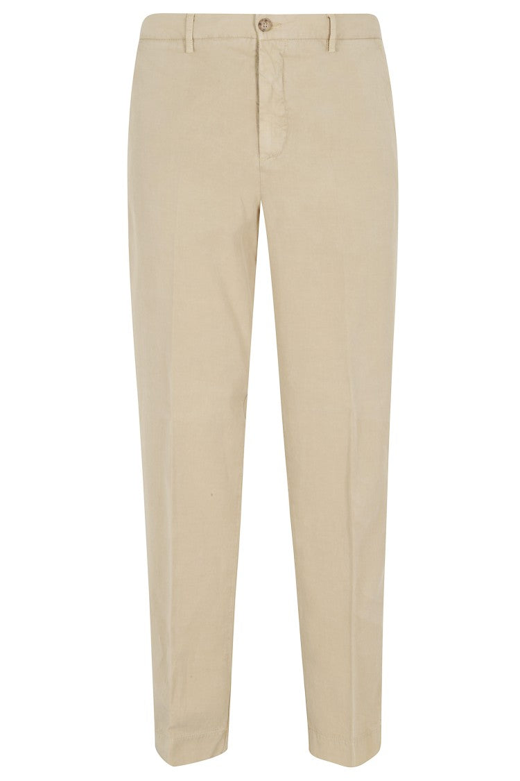 Seventy Khaki Drawstring Waist Straight-Leg Lyocell-Blend Trousers