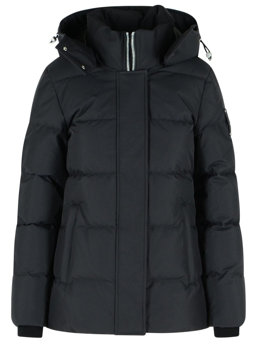 Moose Knuckles Cloud 3Q' Black Nylon Down Jacket