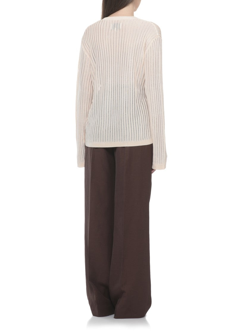 Loulou De Saison Pink Hedora Viscose Sweater