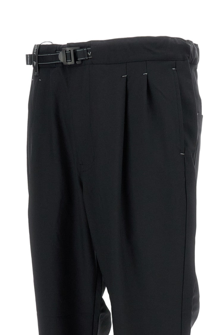 And Wander Pe Melange Twill Wide Pants