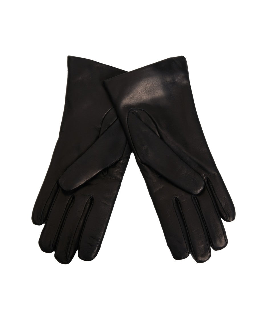 Moschino Tailored Leather Gloves
