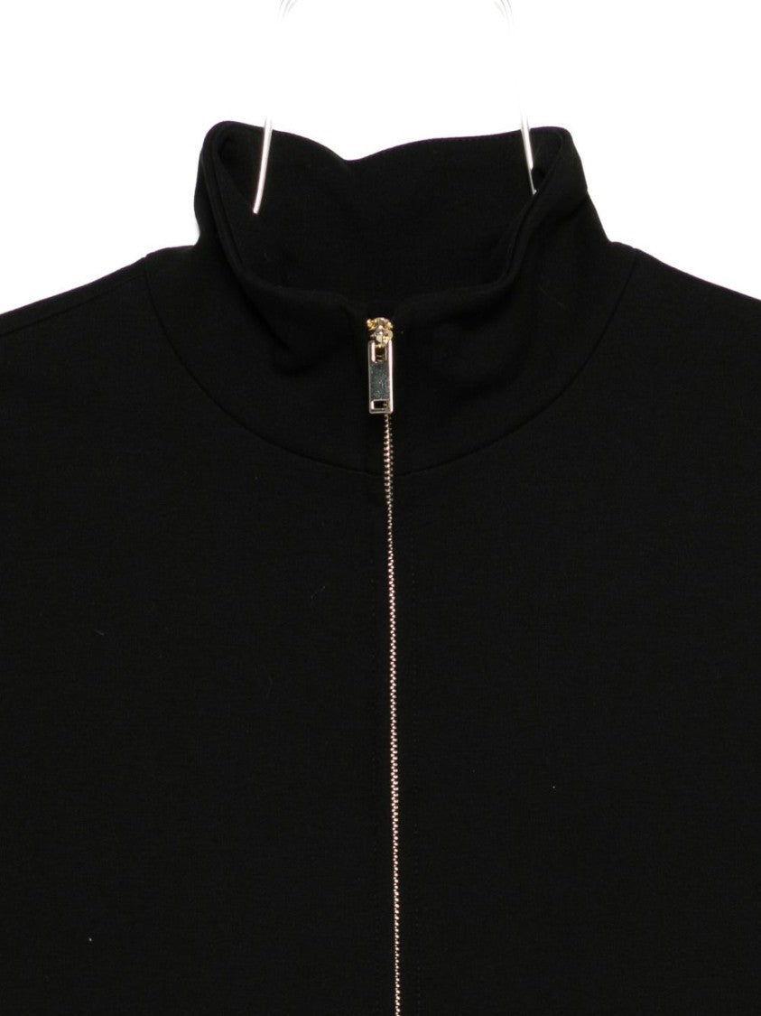 Semi Couture Zip-Up Jacket With Plush Fur Cuffs