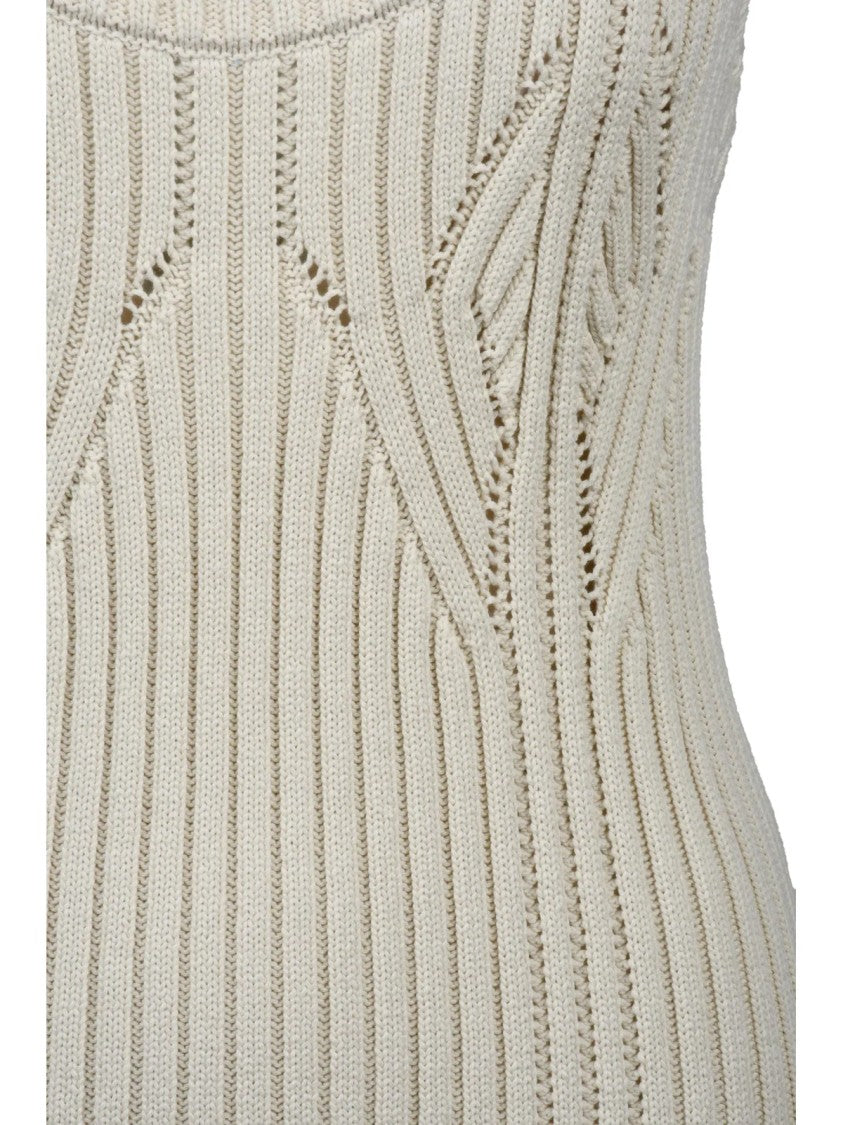 Mo5ch1no Jeans Jeans Tricot Dress Beige
