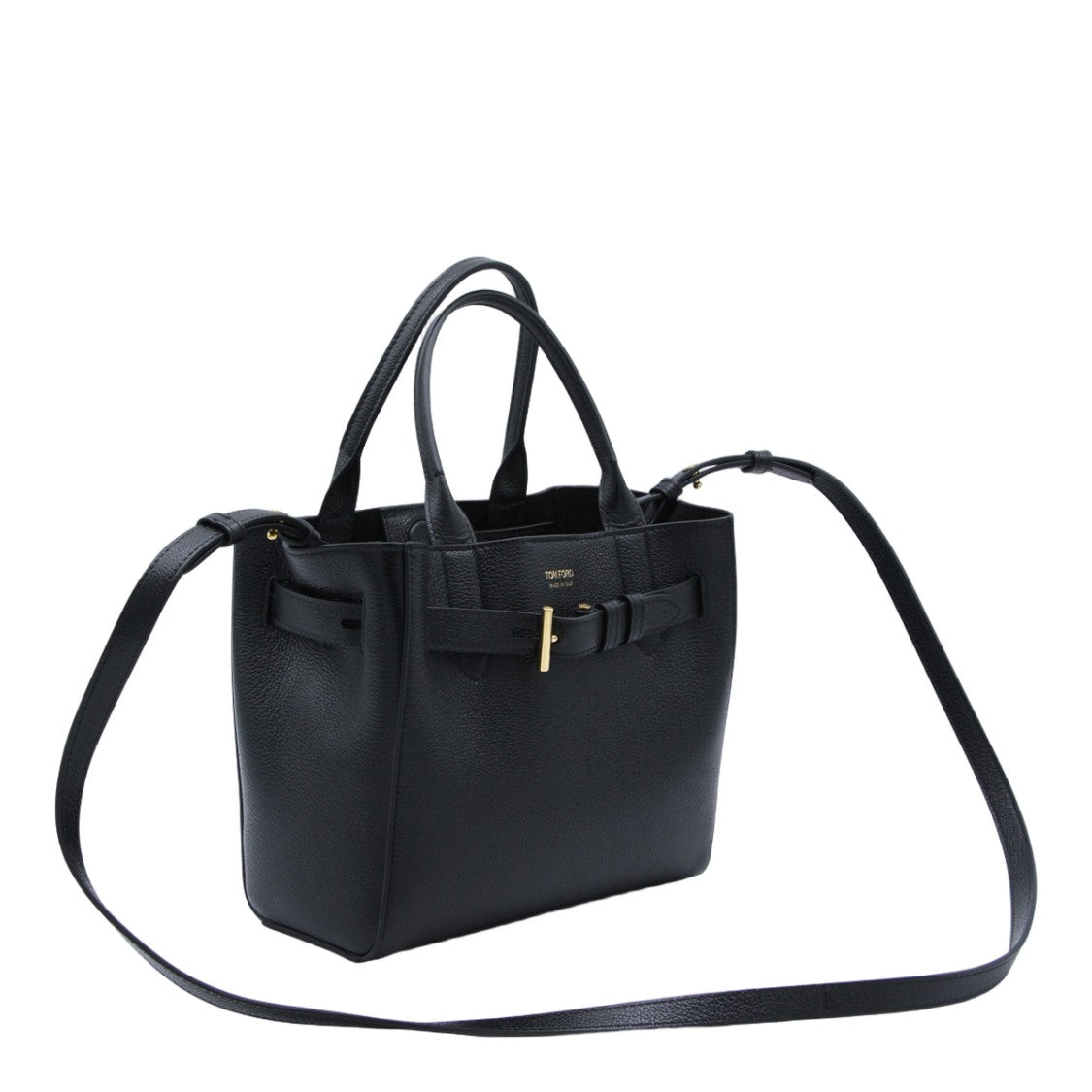 Tom Ford Structured Black Handbag With Timeless Design