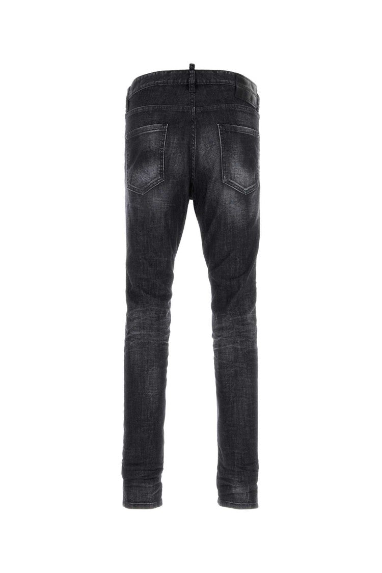 Dsquared2 Black Stretch Denim Cool Guy Jeans