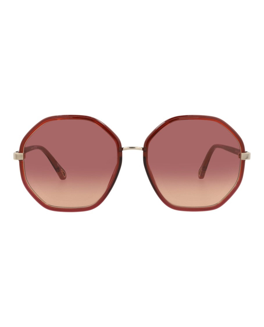 Chloé Round-Frame Bio Injection Sunglasses